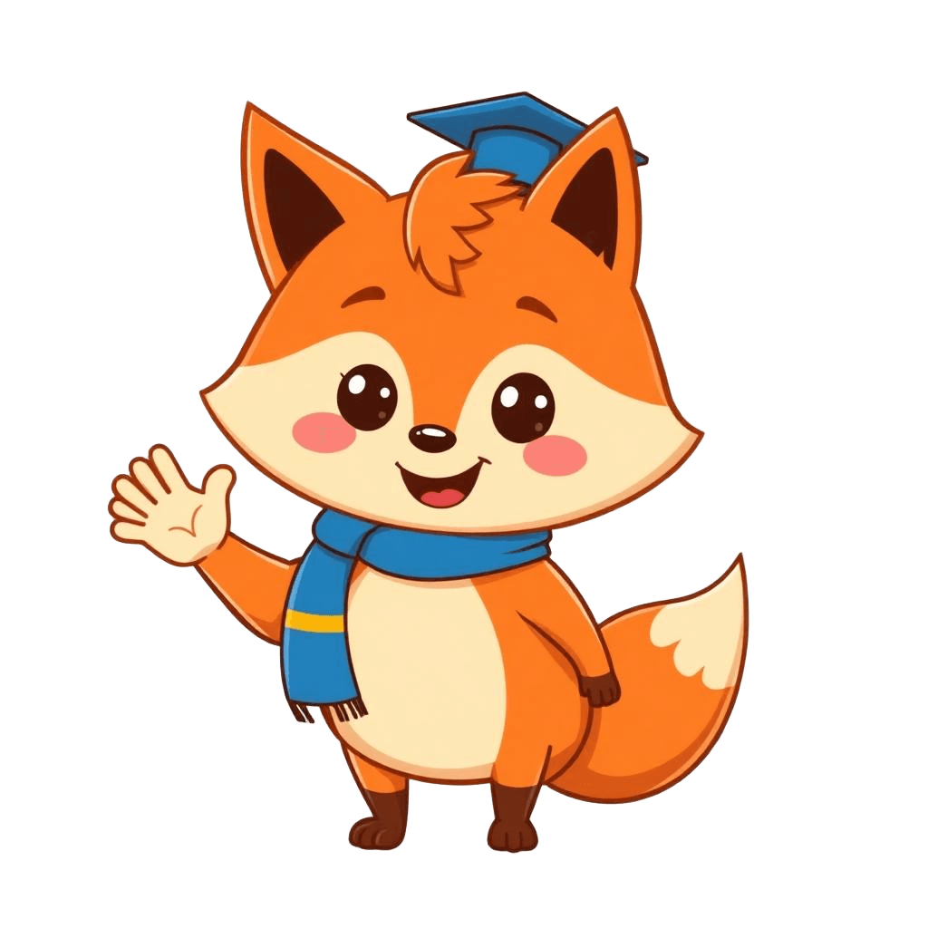 Kak Nara, maskot rubah AI Belajar